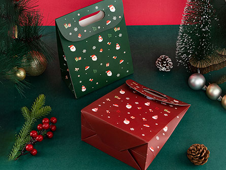 christmas paper bag shopping bags